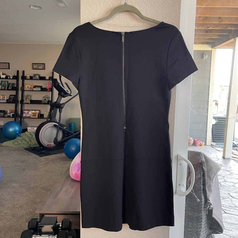 Sanctuary the little black zipper v-neck Dress. NWT Size Small - Picture 2 of 10